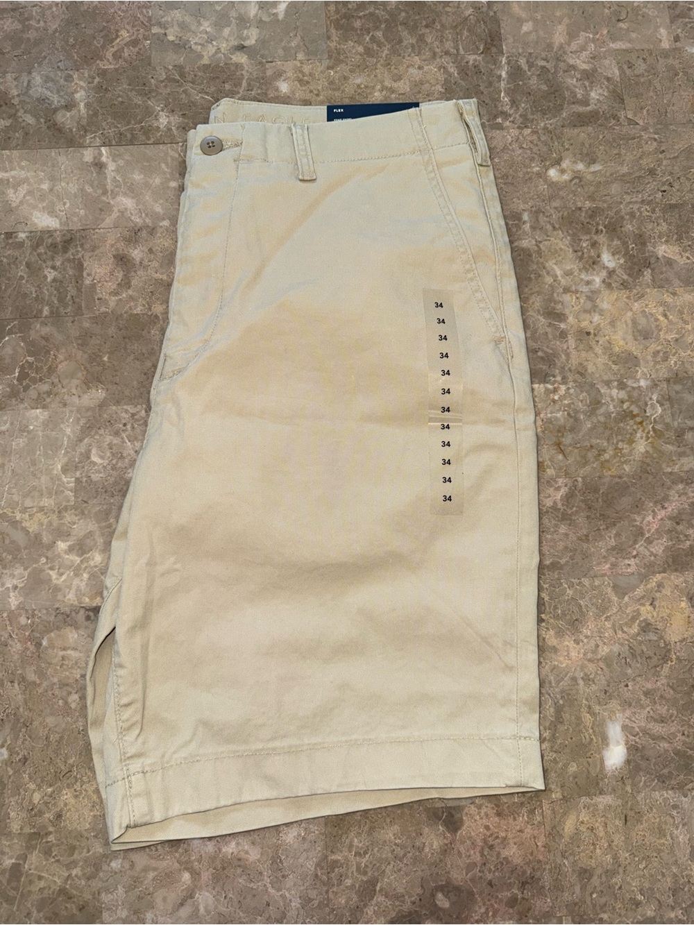 American Eagle Khaki Shorts , Below The Knee, Men's 34